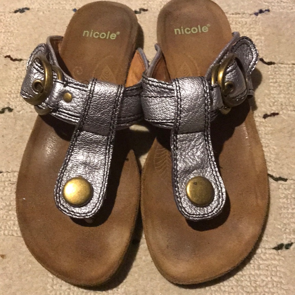Metallic silver sandals - Picture 2 of 7